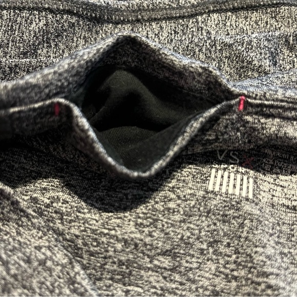 Gray Victoria’s Secret VSX Sport Calf Length Leggings, Drawstring Waist, Small - Picture 7 of 7